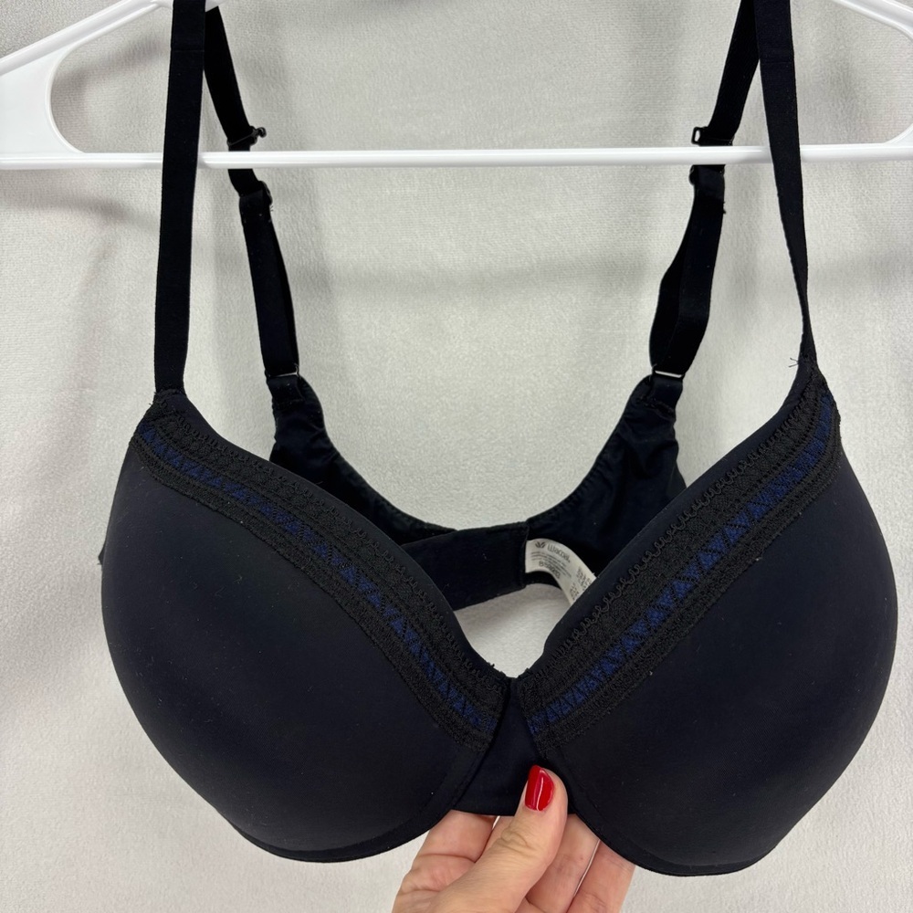 Wacoal 34F Black Racerback Bralette Size 34DDD wireless comfort soft